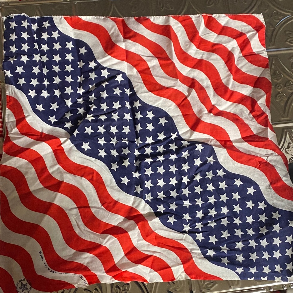 American Flag Bandana